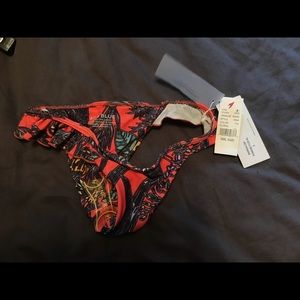 Cheeky AILA BLUE ruffle bikini bottoms